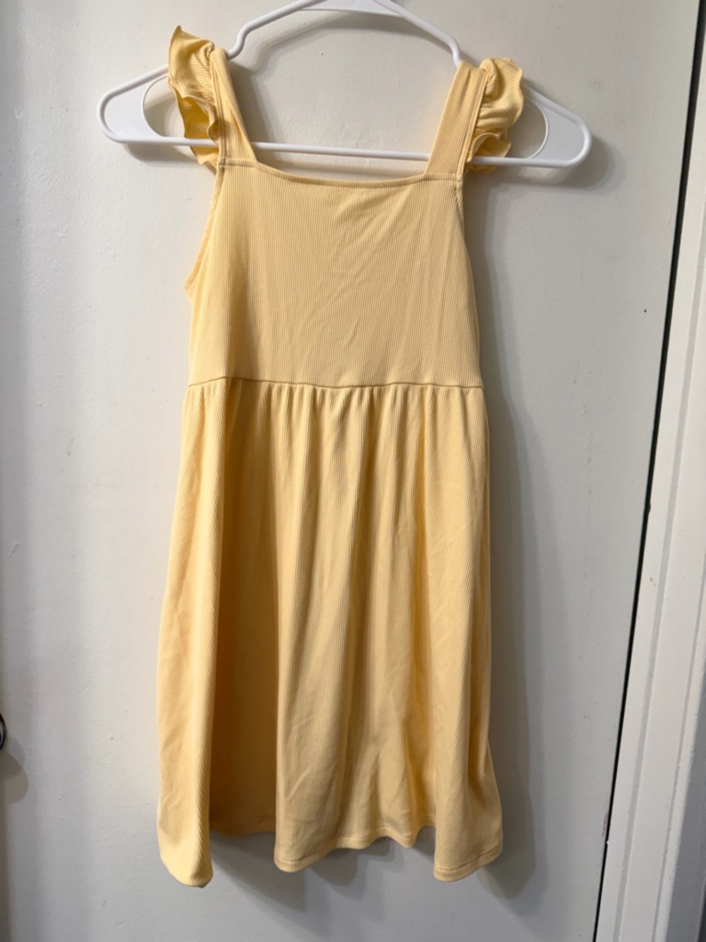 Sunshine Ruffle Strap Girls' Casual Dress